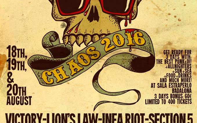Cartel del Beach, Beer & Chaos 2016 de Barcelona