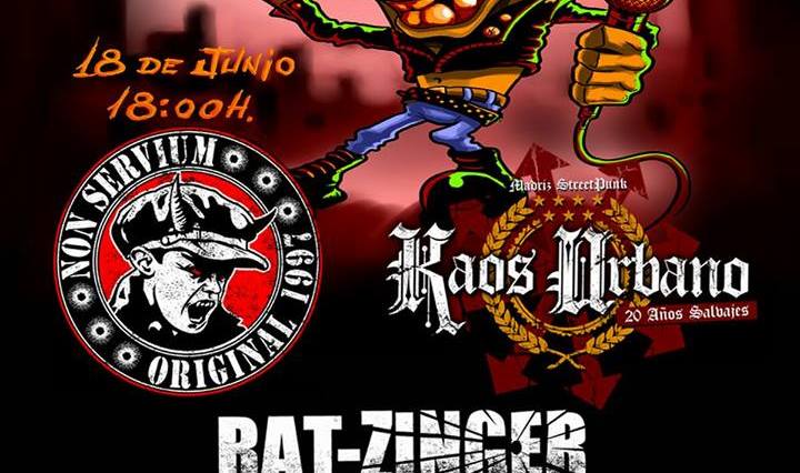 Móxtoles Rock Fest 2016 con Non Servium, Kaos Urbano, Rat-Zinger, Arkada Social y Skalari Rude Band
