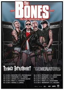 Tour: The Bones, The Generators y Teenage Bottlerocket