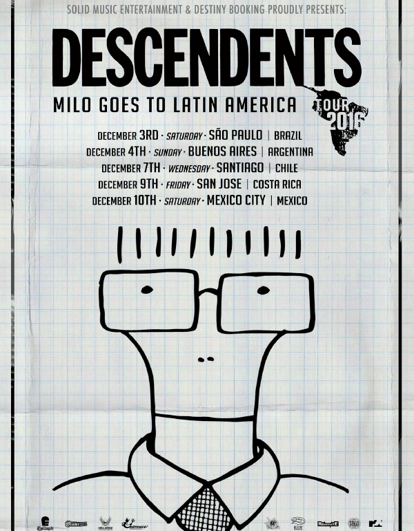 Descendents Latin America Tour 2016