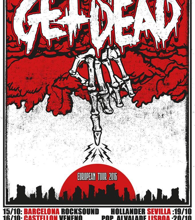 Gira española de Get Dead en octubre de 2016