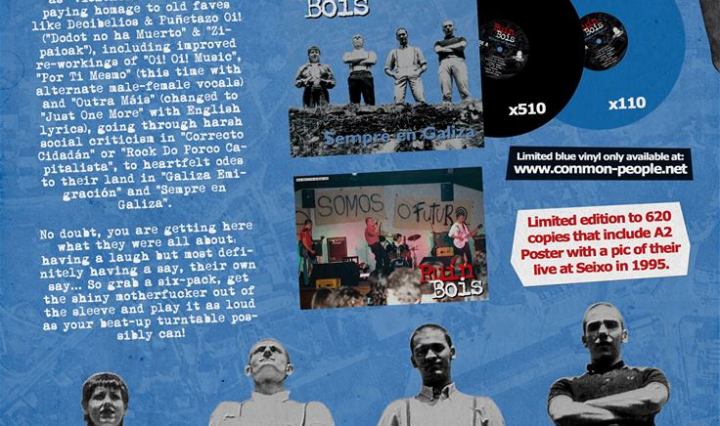 Sempre en Galiza de Ruín Boys, reeditado en vinilo por Common People Records