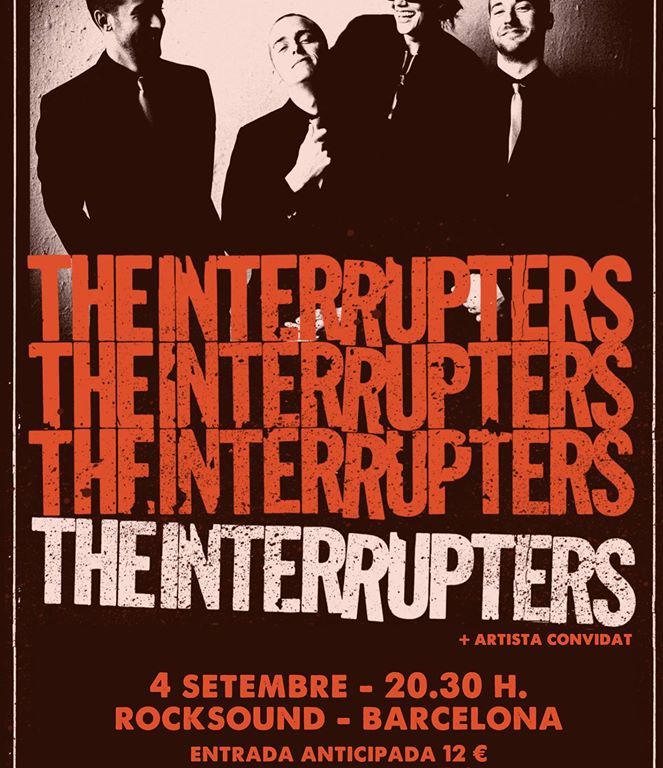 Concierto de The Interrupters en la sala Rocksound de Barcelona