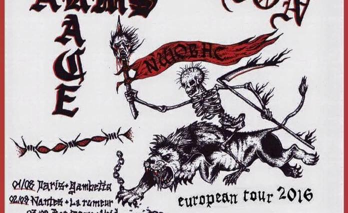Violent Reaction Euro Tour Dates 2016
