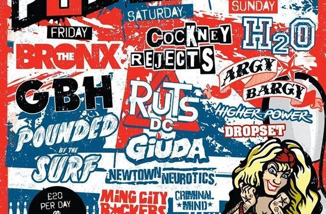 Punk Rock Pins & Pin-Ups 2016 line-up