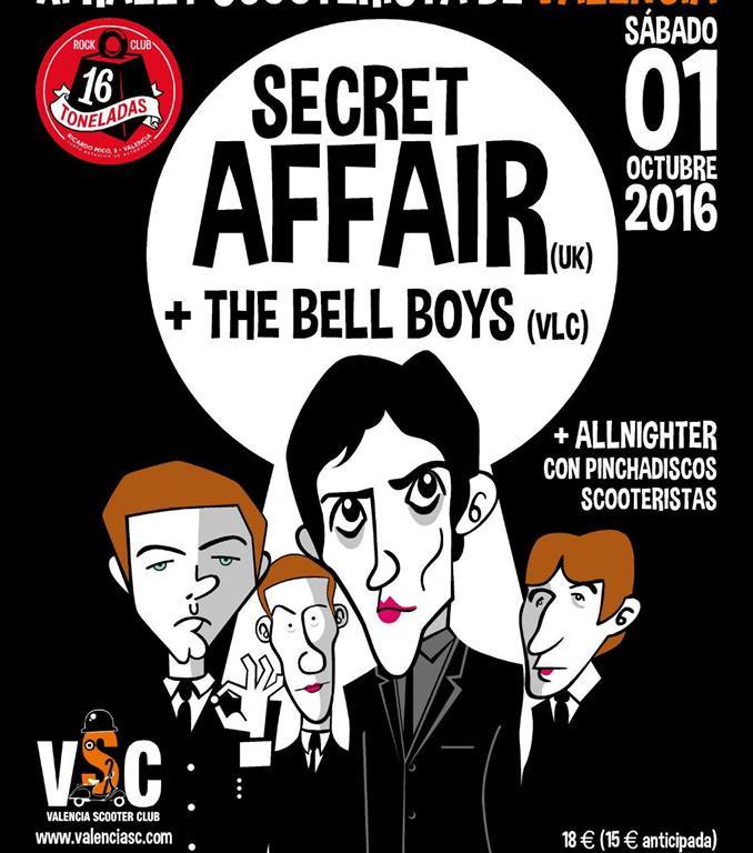 Secret Affair en Cartel XI Rally Scooterista de Valencia