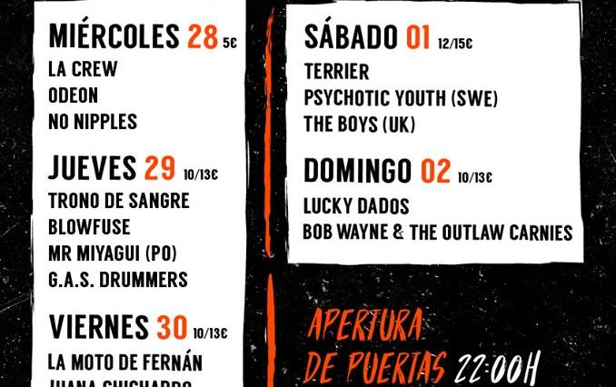 Cartel X aniversario Wurlitzer Ballroom de Madrid