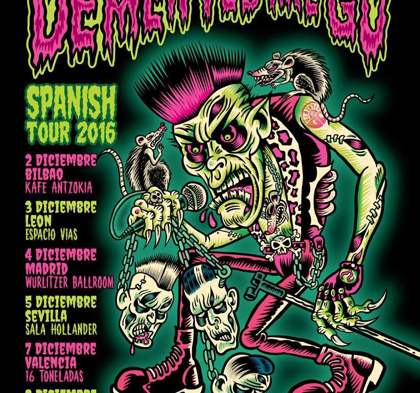 Demented Are Go Spanish Tour 2016
