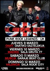 Conciertos de G.B.H. en Oñati, Madrid, Murcia y Valencia