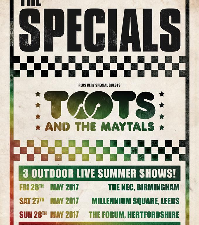 The Specials y Toots & The Maytals UK Tour 2017