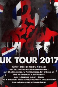 Out of Order UK Tour 2017