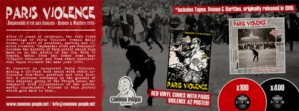 Paris Violence: Impossible n'est pas Français-Demos & Rarities 1995