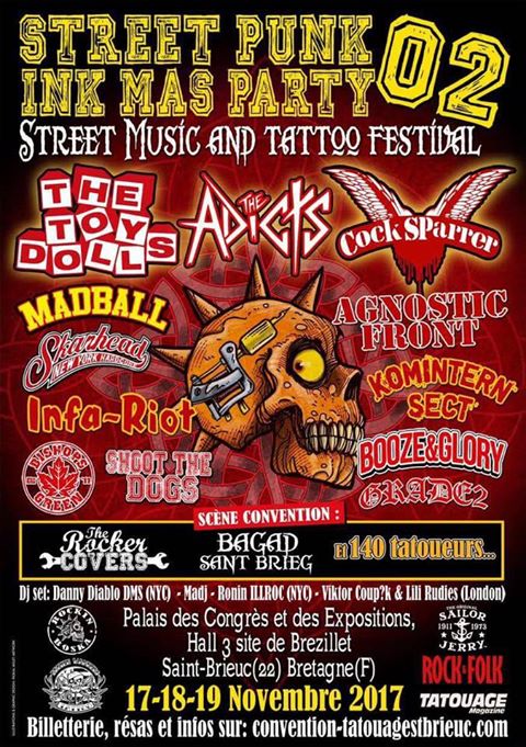 Street Punk Ink Mas Party 2017 line-up