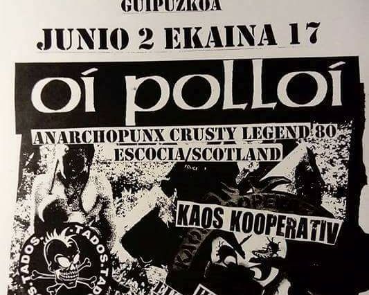 Concierto Oi Polloi en Mogambo (Donosti)