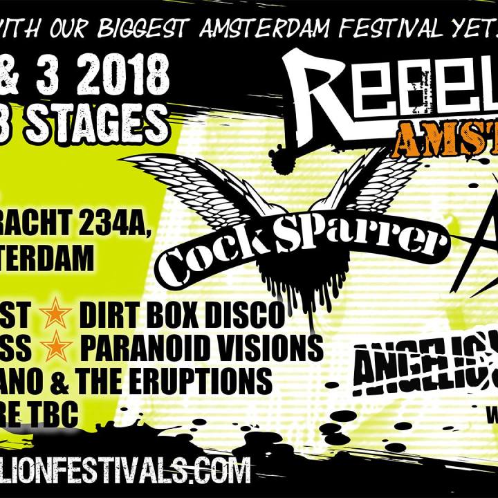 Rebellion Amsterdam 2018 line-up