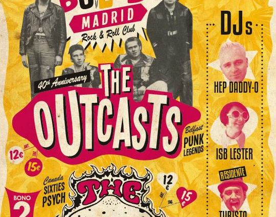 Concierto de The Outcasts y The Orange Alabaster Mushroom en la sala Fun House de Madrid