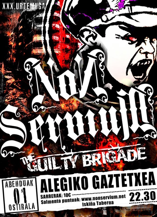 Concierto de Gaztetxe Alegia el 1 de diciembre de 2017