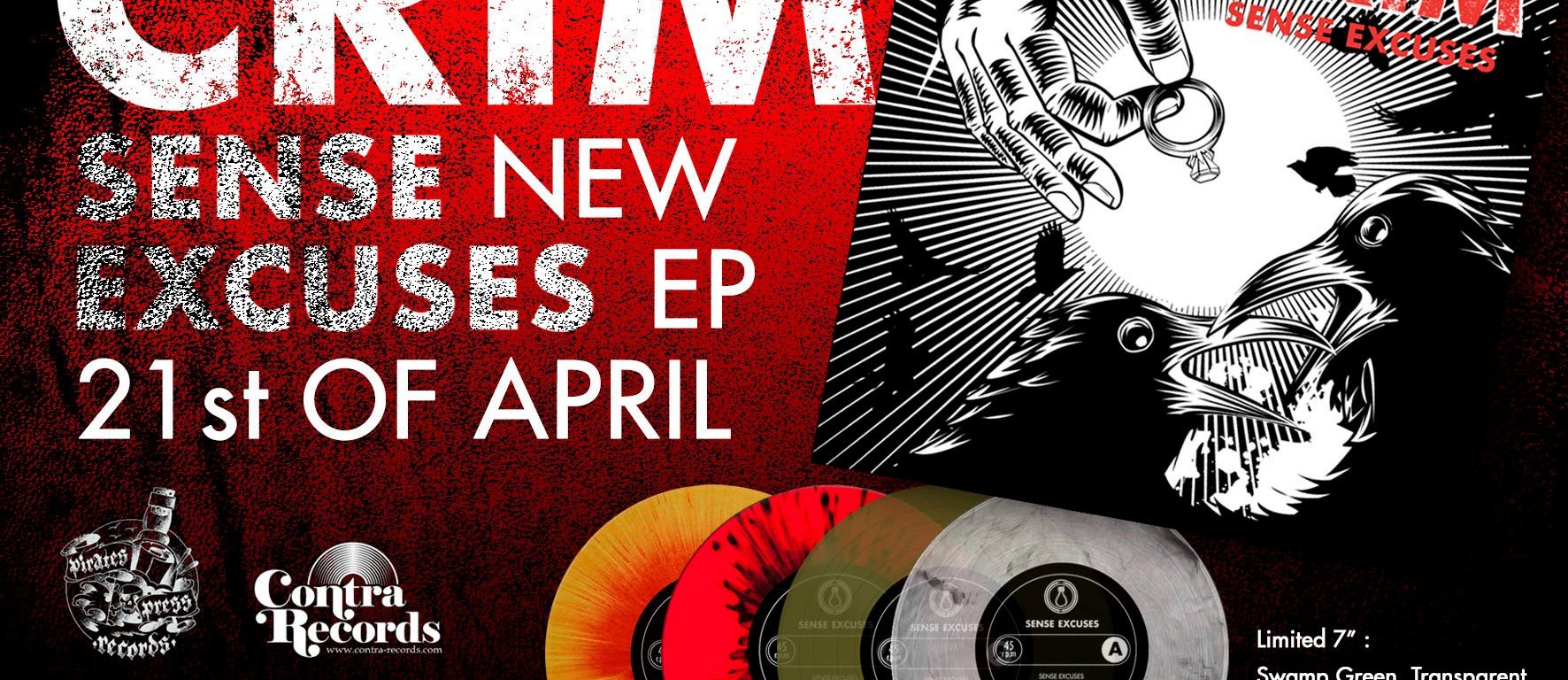 CRIM: Sense Excuses EP