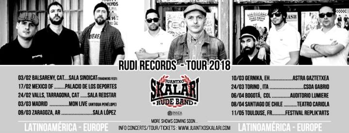 Conciertos Juantxo Skalari & La Rude Band 2018