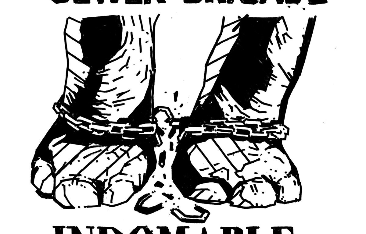 Portada de Indomable, nuevo EP de Sewer Brigade publicado en 2018 por Kremón Records y Ojalá Me Muera Records