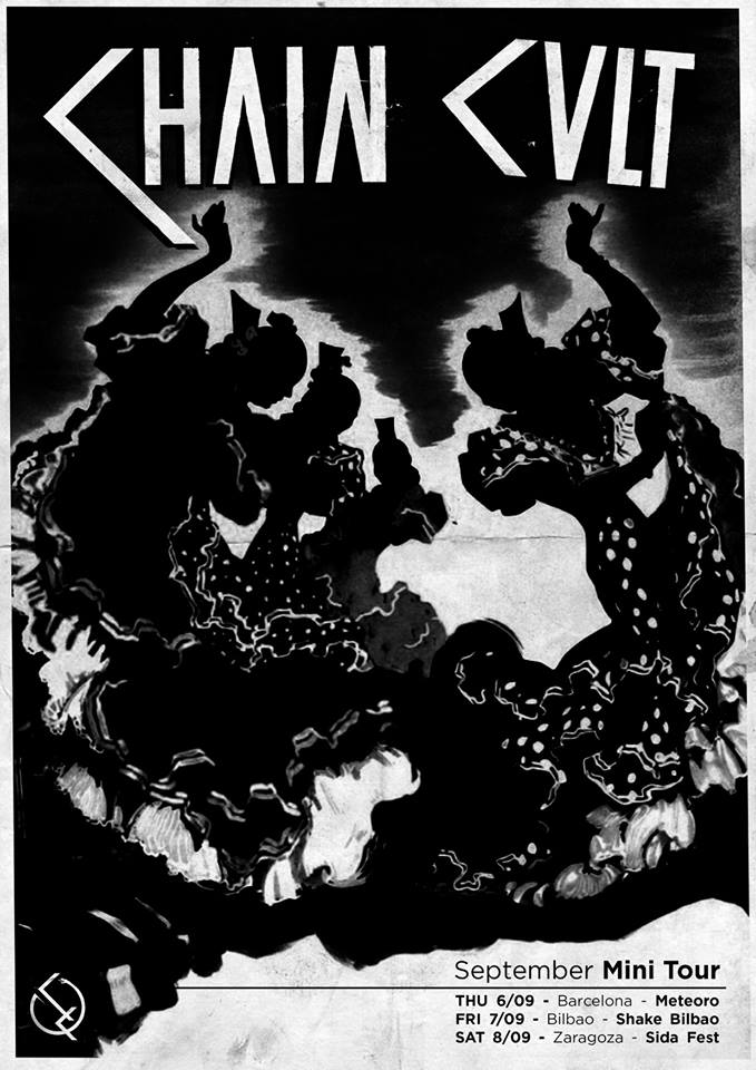 Conciertos de Chain Cult en Barcelona, Bilbao y Zaragoza (Sida Fest)