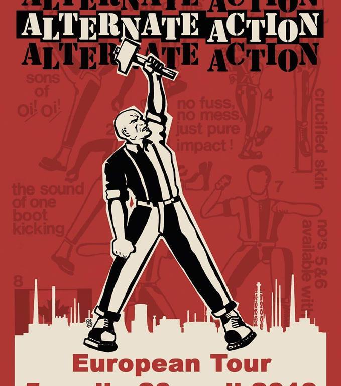 Gira europea de Alternate Action en abril de 2019