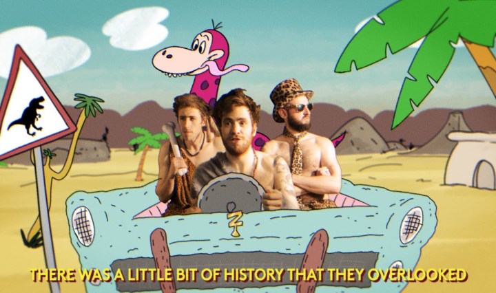 The Zipheads: "Dinosaur Rock", taken from the album Prehistoric Beat