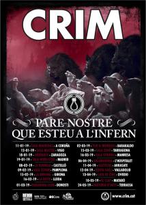 Conciertos de CRIM para este 2019