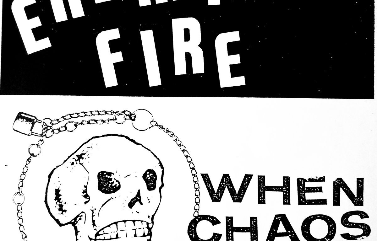 'When Chaos Calls' EP (2019) de Enemy Fire (Oi! & Punk, California)