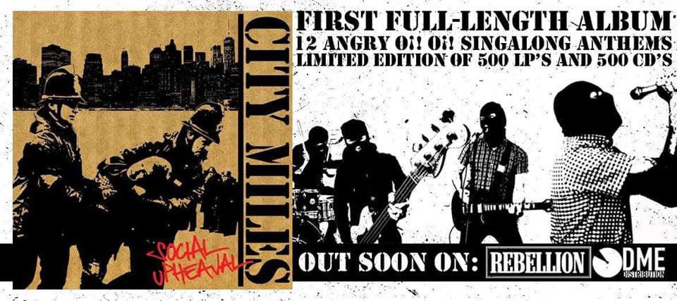 City Miles: 'Social Upheaval', disco de debut publicado por Rebellion en marzo de 2019
