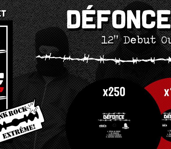 Disco de debut de la banda canadiense Defonce (punk & oi!) editado por Common People (2019)