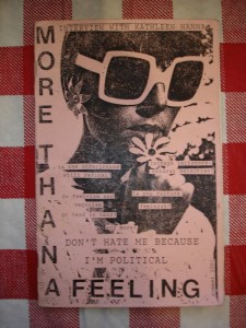 More Than a Feeling Zine
