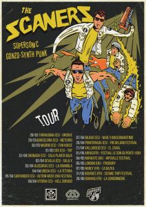 Gira 2019 de The Scanners para presentar su disco 'Scaners II' (Dirty Water Rcs.)