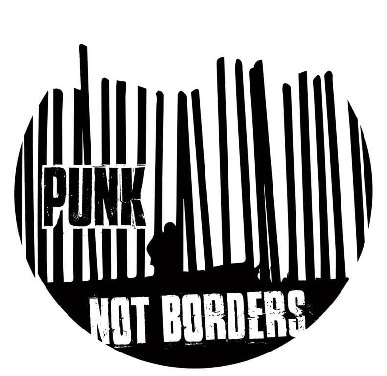 Punk Not Borders: colectivo que organiza eventos para apoyar luchas antirracistas.Creemos en el apoyo mutuo y queremos bienestar y libertad de circulación para todas las personas.