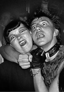 Punks at the Vortex Club, London 1977. Pic by Derek Ridgers.