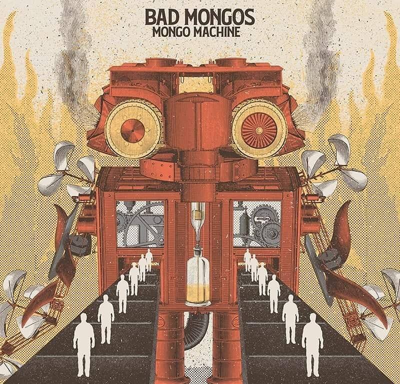 Portada de 'Mongo Machine', disco de Bad Mongos publicado por Bcore Disc en 2019