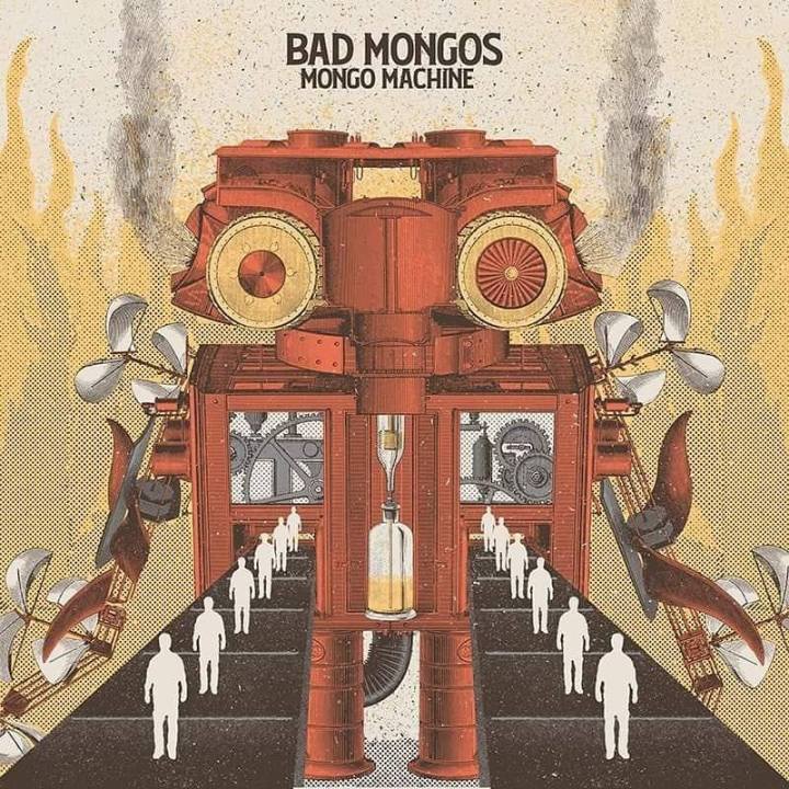 Portada de 'Mongo Machine', disco de Bad Mongos publicado por Bcore Disc en 2019