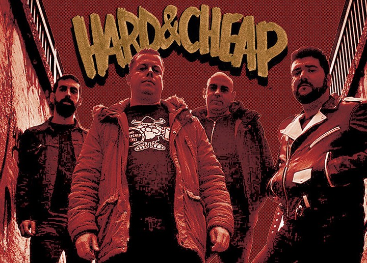 Hard & Cheap: Hardcore/Punk band from Madrid (Spain) with members of The Bad Bloods, Tensión & Tony Galento.