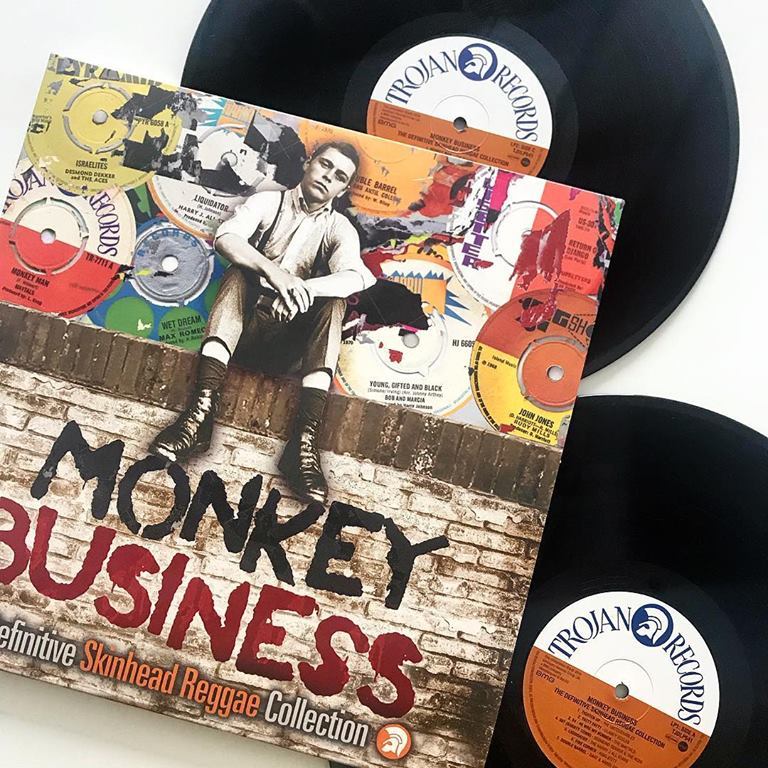 Monkey Business 2xLP: The Definitive Skinhead Reggae Collection (Trojan Records, 2019)