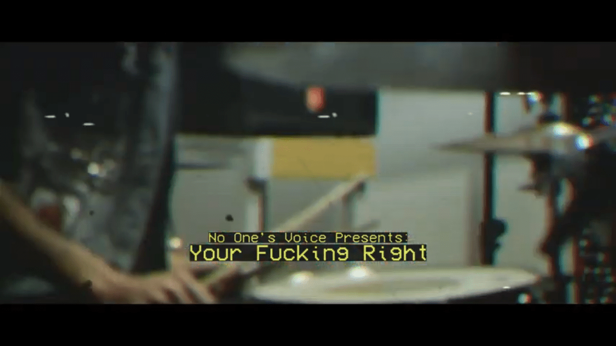 No One's Voice - "Your Fucking Right" Song from the EP - "Punk 'N' Oi! Memories"