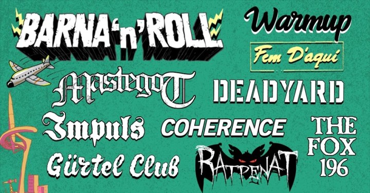 Cartel del Barna 'n' Roll WARM UP 2019 "Fem D'aquí