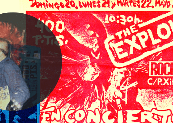 Artículo sobre los conciertos de The Exploited en Rock-Ola y su posterior detención en Madrid en mayo de 1984