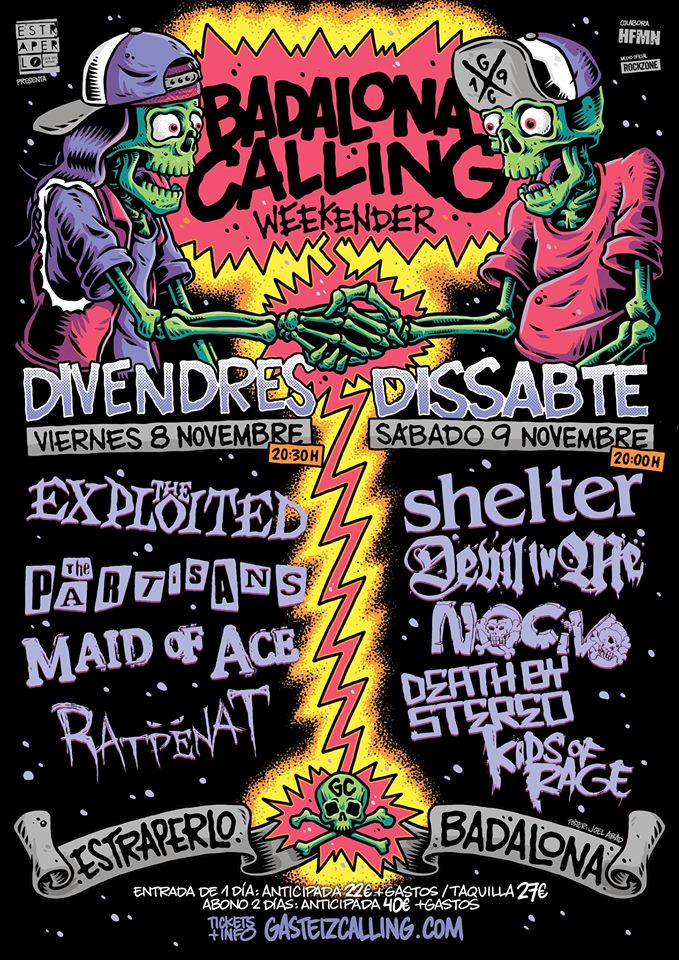 Badalona Calling Weekender: 8 y 9 de noviembre de 2019 @ Estraperlo Club