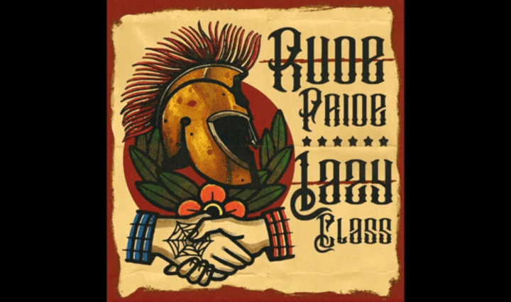 Portada del split entre Lazy Class y Rude Pride que va a editar Contra Records en 2019