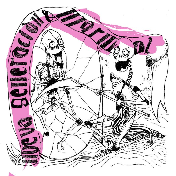 Portada del 7" compartido entre Nueva Generación y Mármol