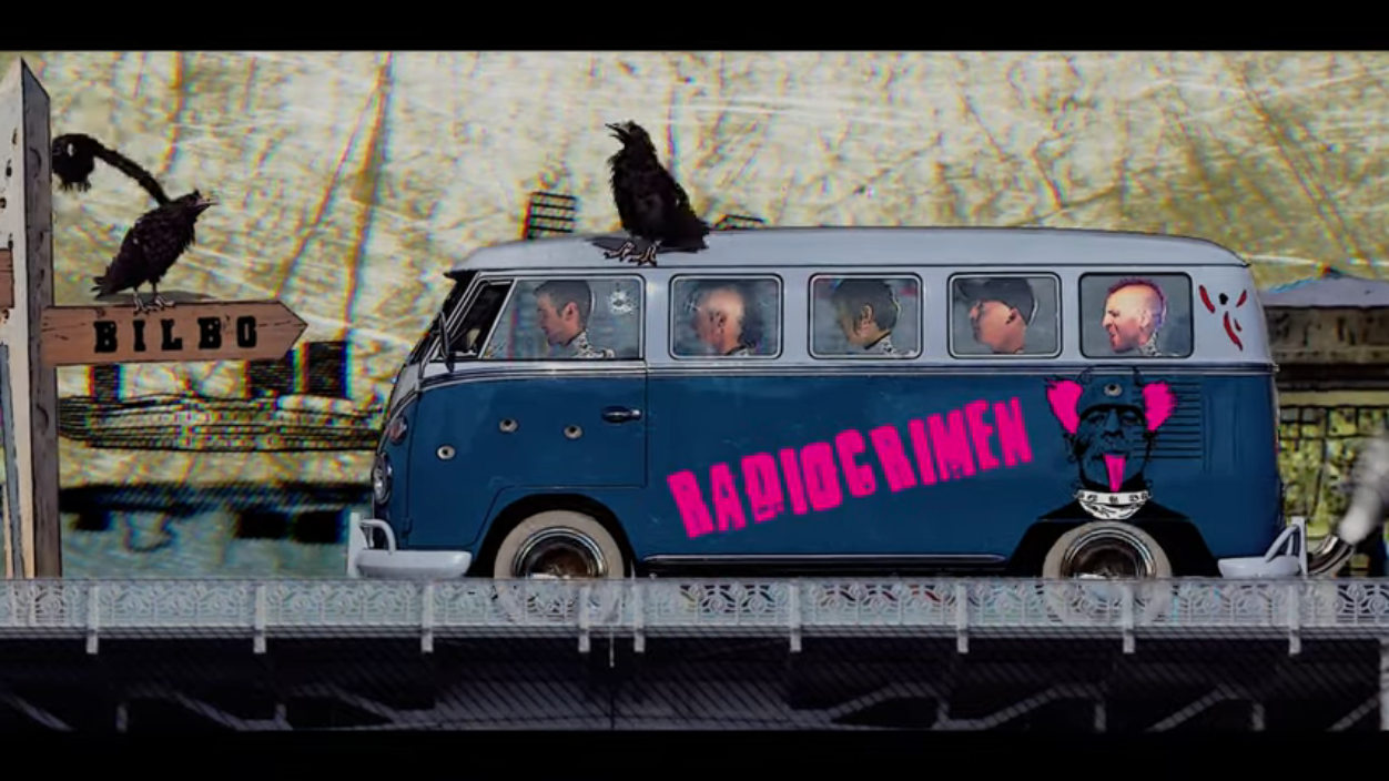 Vídeo de "Restos de metralla" de Radiocrimen