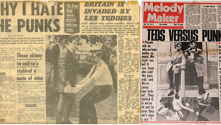 Teddy Boys vs Punks: Batalla generacional en Kings Road