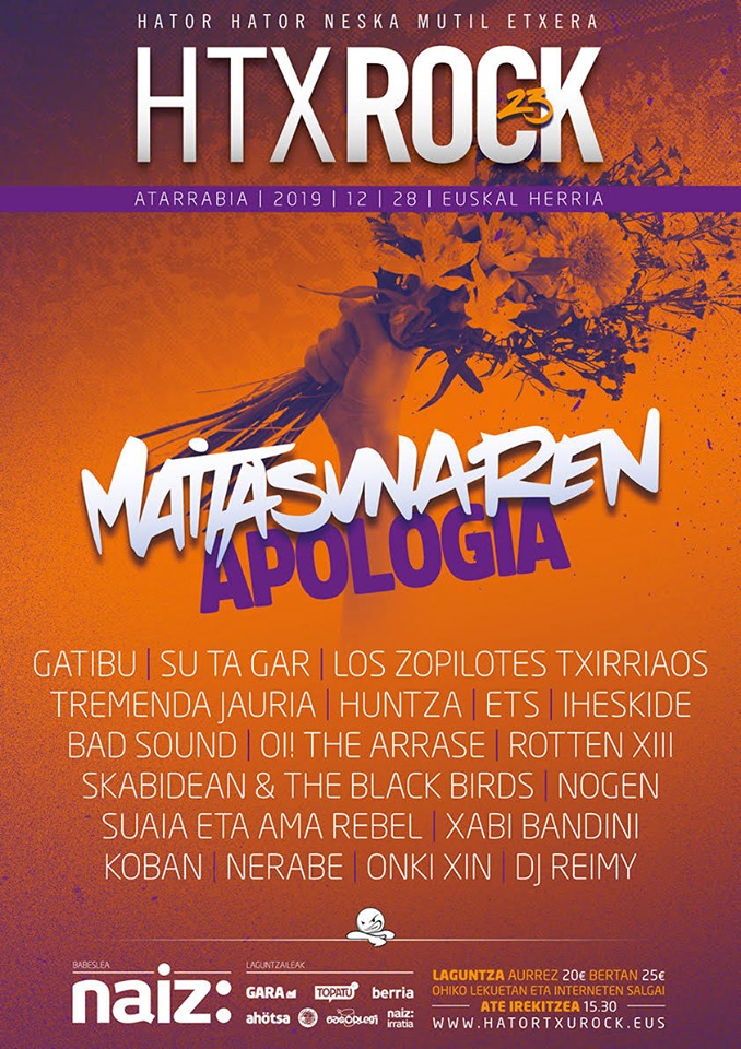 Cartel del Hatortxurock 2019