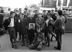 Grugpo de teds en 1979 en Londres