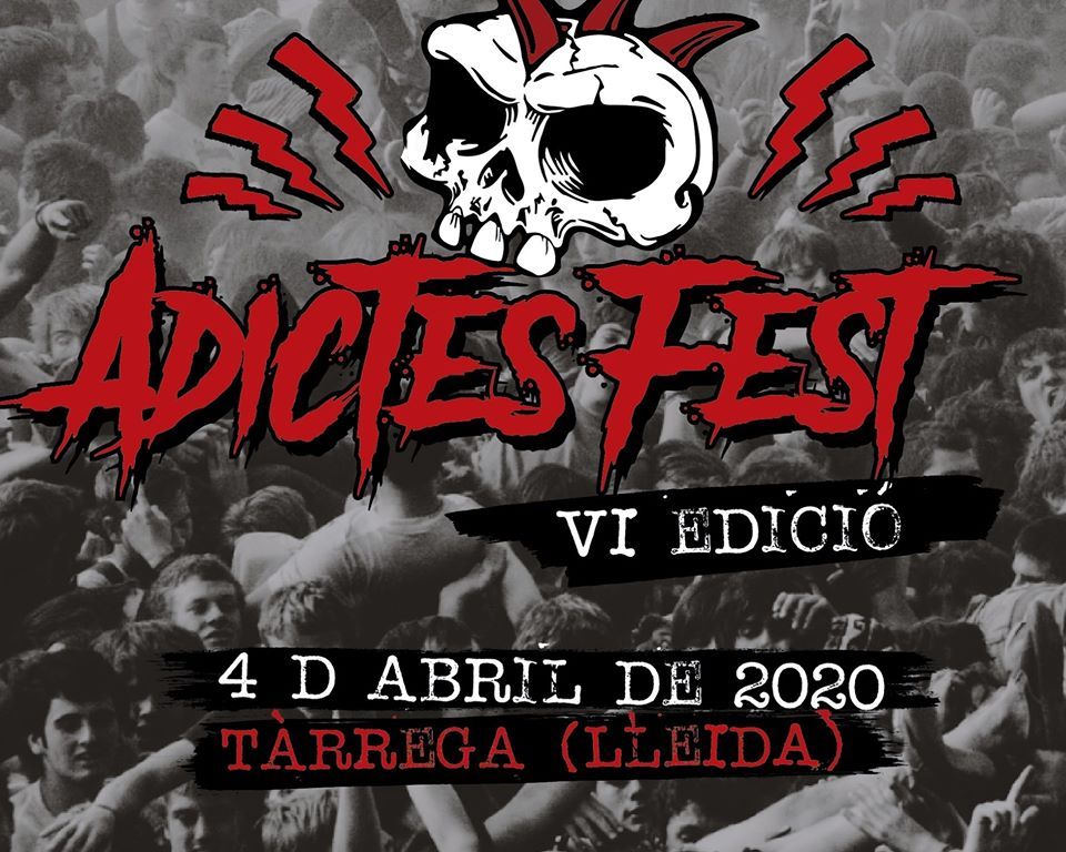 Adictes Fest 2020 se celebra el 4 de abril en Tàrrega, Lleida